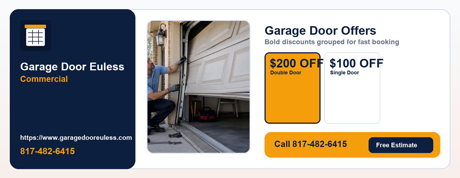 $200 OFF Double Door + $100 OFF Single Door coupon for Commercial