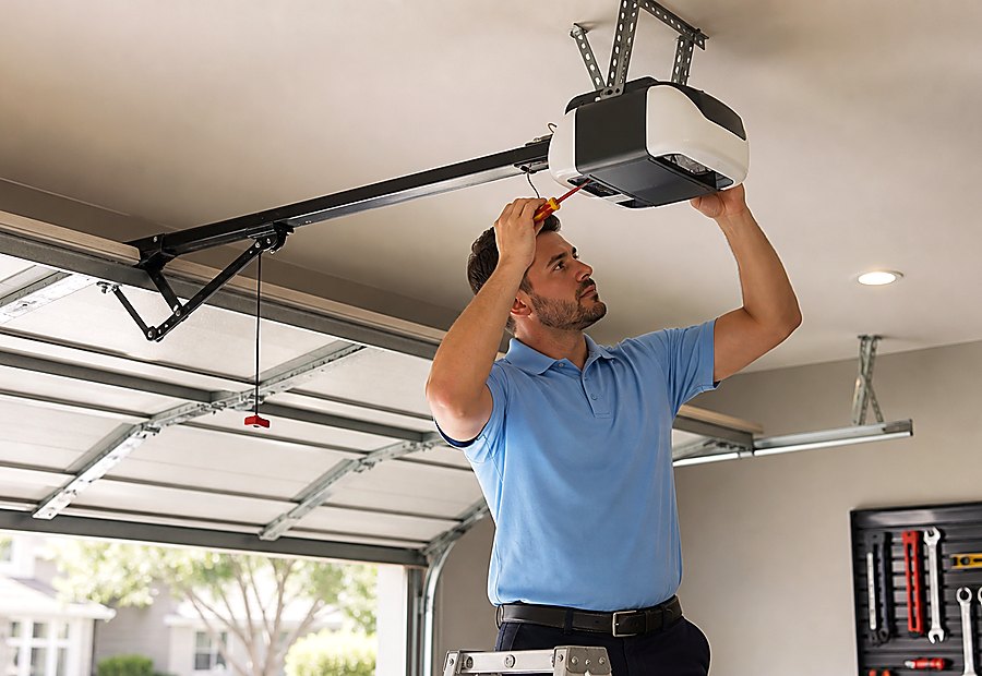 After Opener garage door service