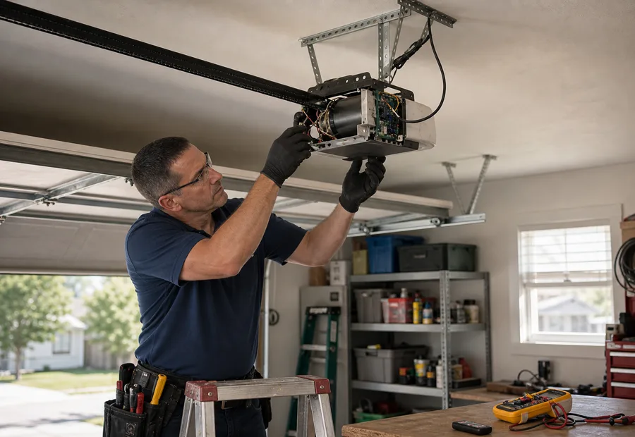 Before Opener garage door service
