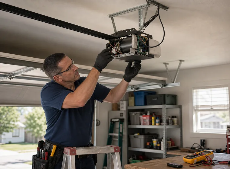 Garage Door Opener Battery Backup and Safety Features in Euless TX