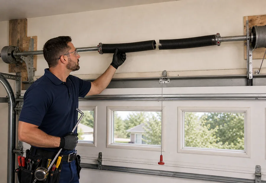 Before Springs garage door service